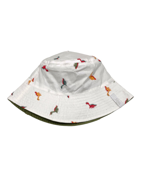 REVERSIBLE DINO EMBROIDERED BUCKET HAT