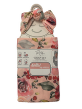 Floral Berry Headband & Wrap Set