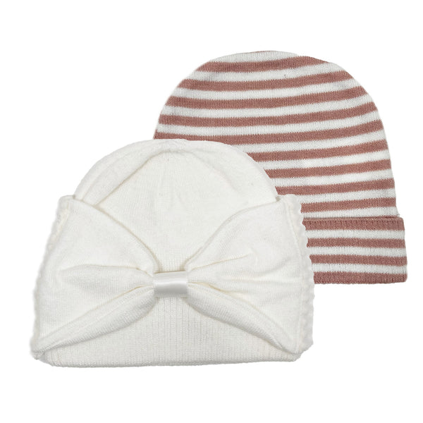 帽子 ANDMARY Baby knit babushka Ivory ANDMARY】Baby knit babushka