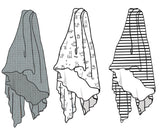 3PC BLANKET SET PUPPY DOG, WAFFLE AND STRIPE