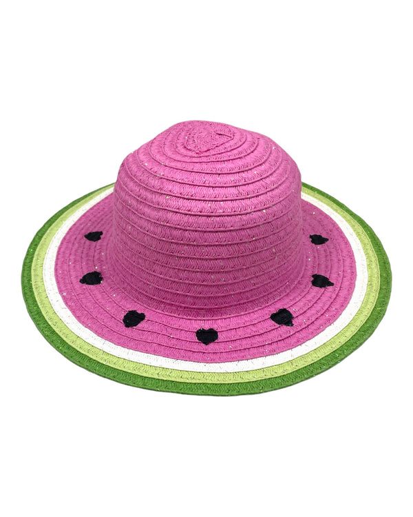 Watermelon Paper Braid Sun Hat