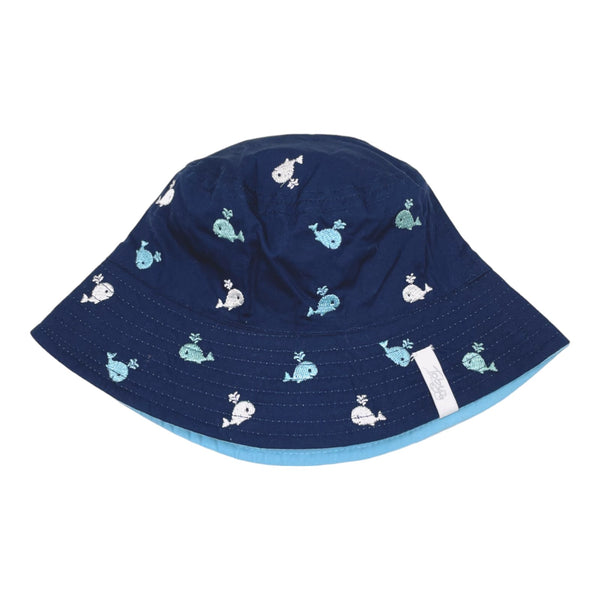 REVERSIBLE WHALE EMBROIDERED BUCKET HAT – Toby & Company