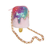 Plush Faux Fur Ice Cream Bag