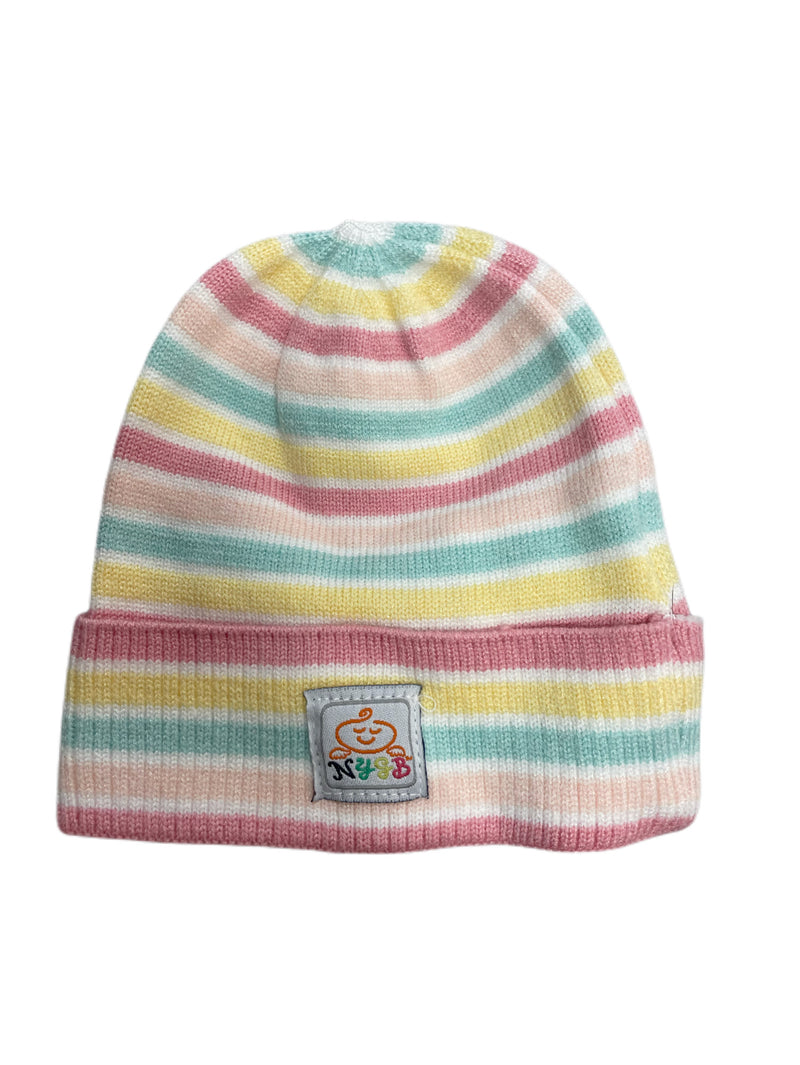 Rainbow Bow Hat Set